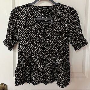 Cropped Madewell blouse